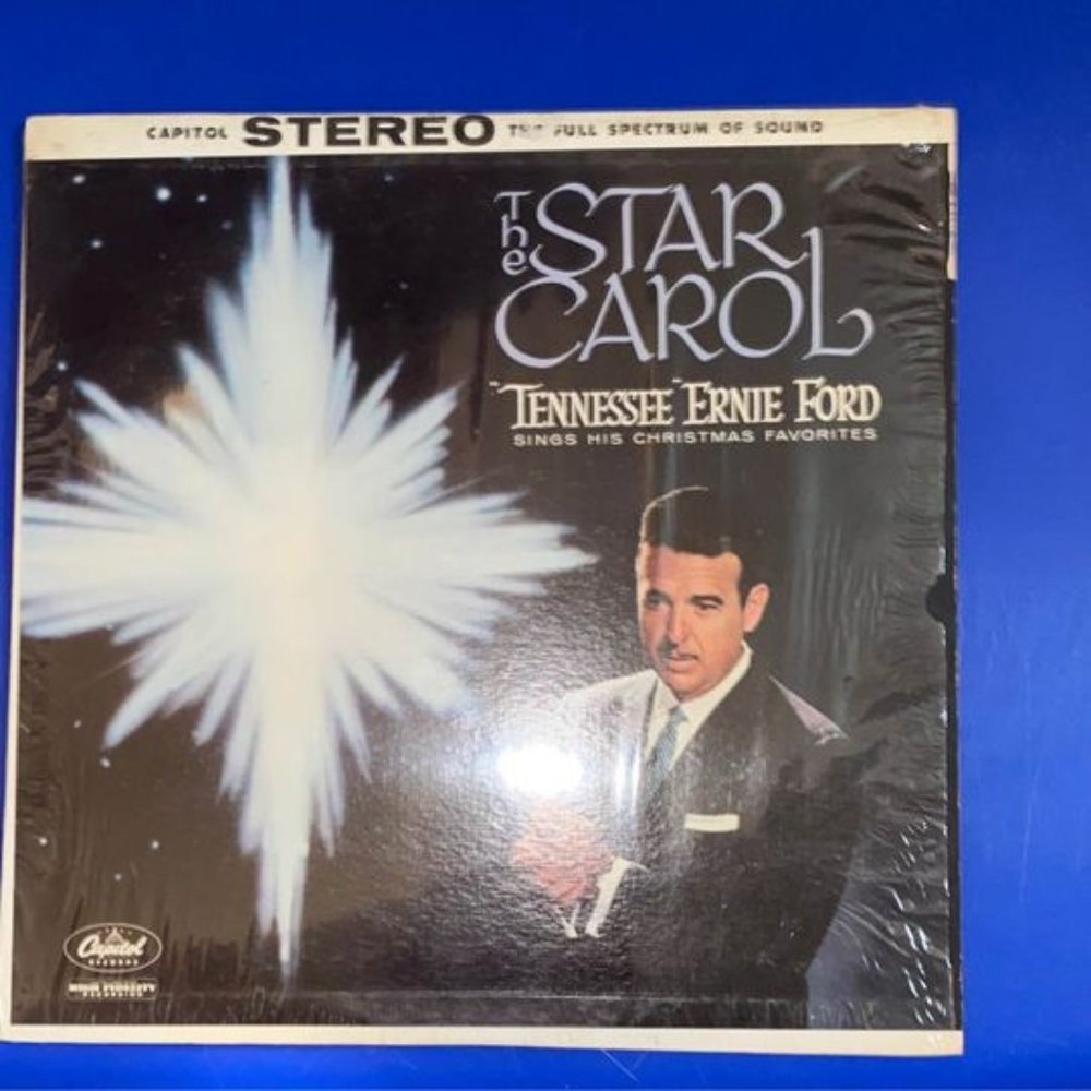 💙 Tennessee Ernie Ford The Star Carol Vinyl Album